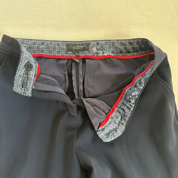 Ted Baker London Navy Women's Dress Pants 24Wx27L Size 0 - Picture 9 of 10